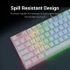 Redragon Kumara K552 RGB WHITE- BLUE SWITCH